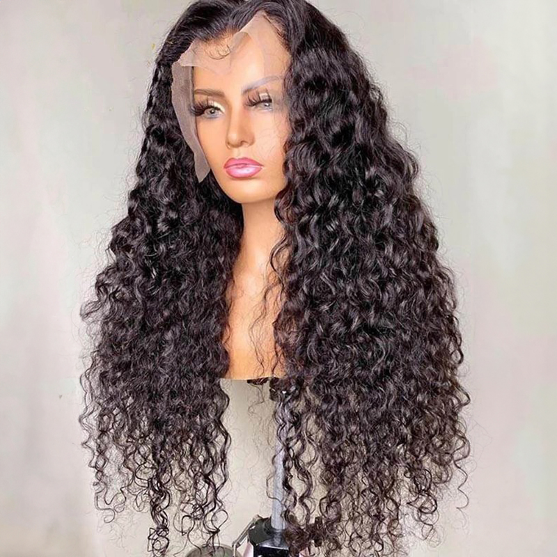 Parrucca del merletto di 360 HD Capelli umani vergini 360 Parrucca Onda profonda con i capelli del bambino