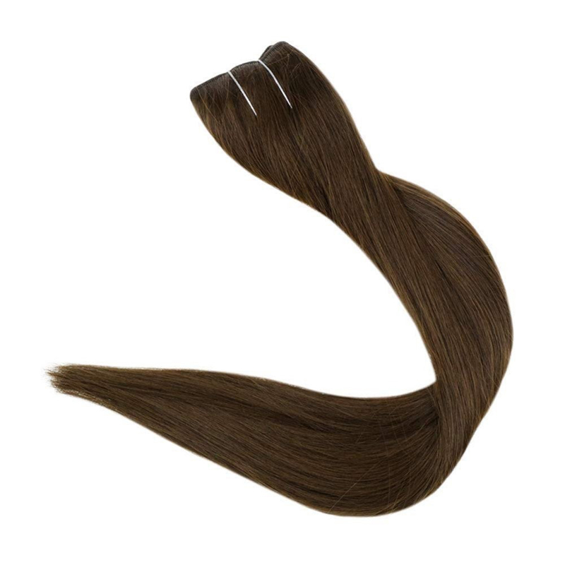 Extension Halo per capelli umani n. 4 castano scuro Estensioni invisibili per capelli Halo da 100 g
