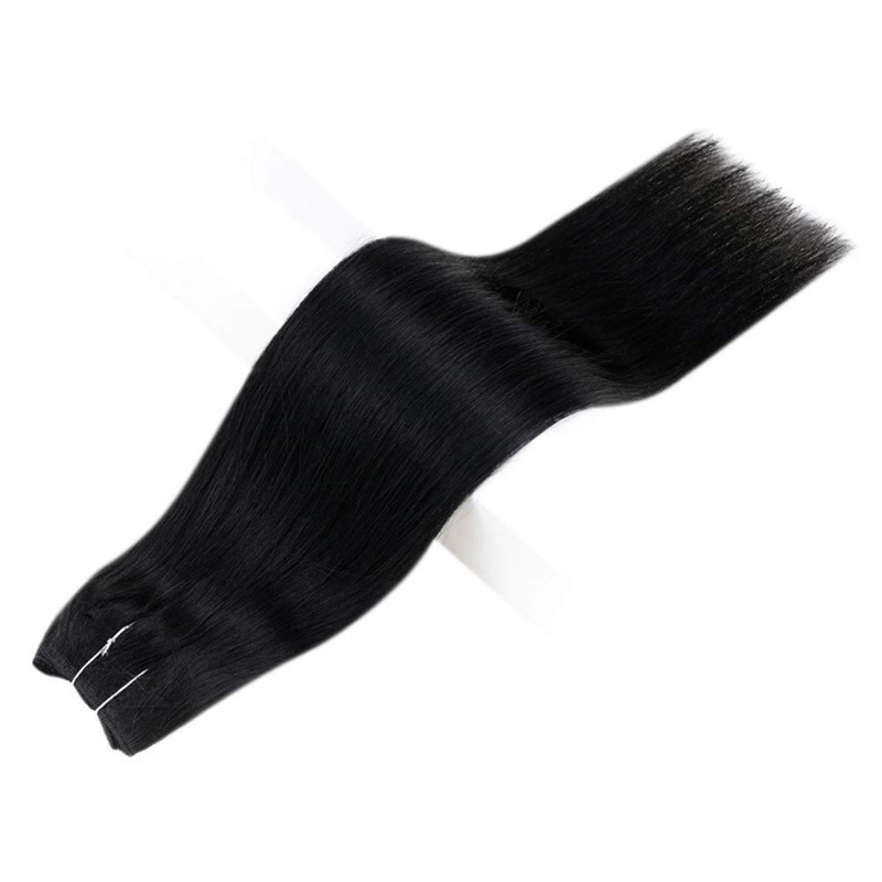Extension per capelli umani Halo 100 g Jet Black #1 Estensioni invisibili per capelli Halo