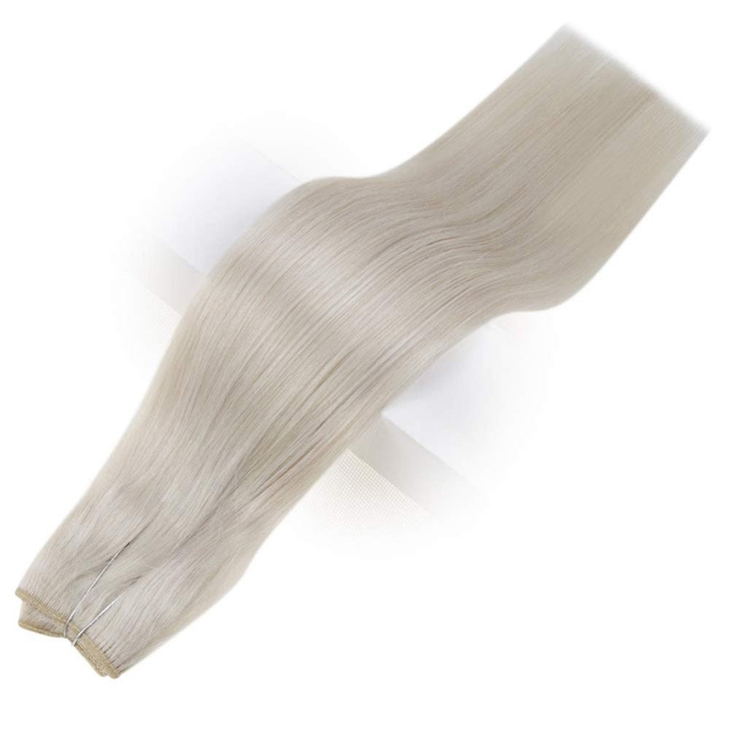 Estensioni dei capelli umani Halo Biondo ghiaccio n. 1000 Estensione invisibile dei capelli Halo