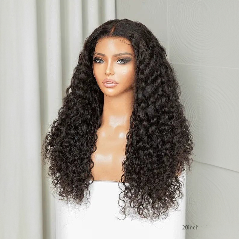Parrucca lunga con parte libera in pizzo HD frontale 13x4 Wave Wave 100% capelli umani