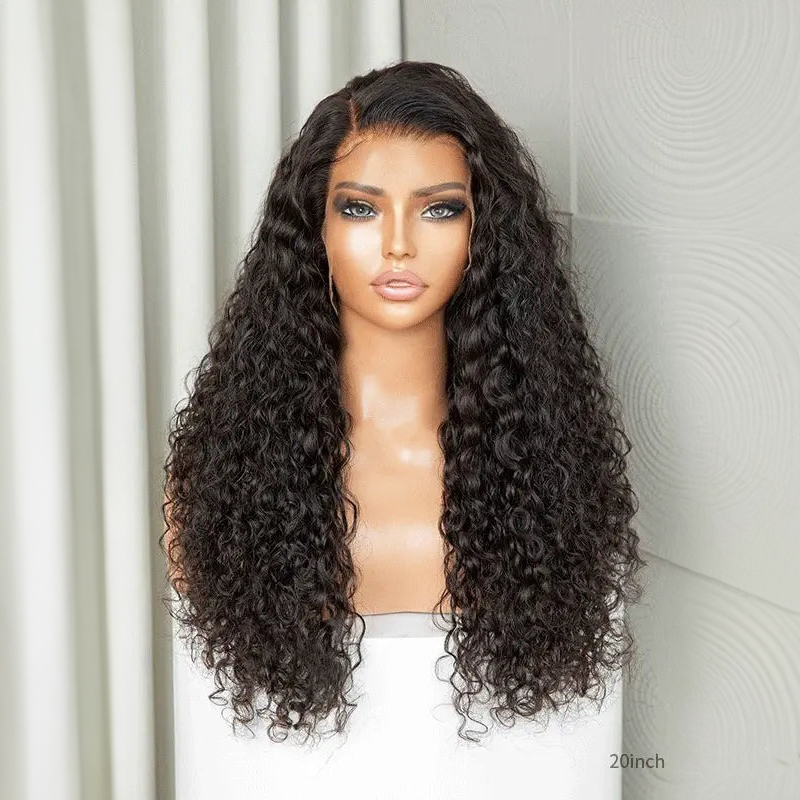 Parrucca lunga con parte libera in pizzo HD frontale 13x4 Wave Wave 100% capelli umani