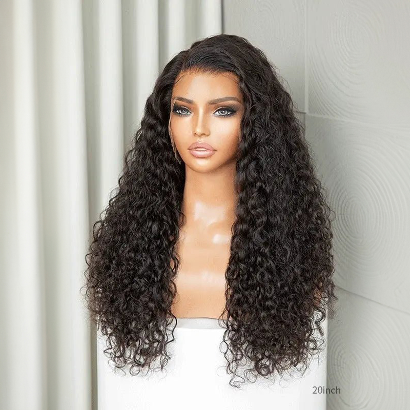 Parrucca lunga con parte libera in pizzo HD frontale 13x4 Wave Wave 100% capelli umani